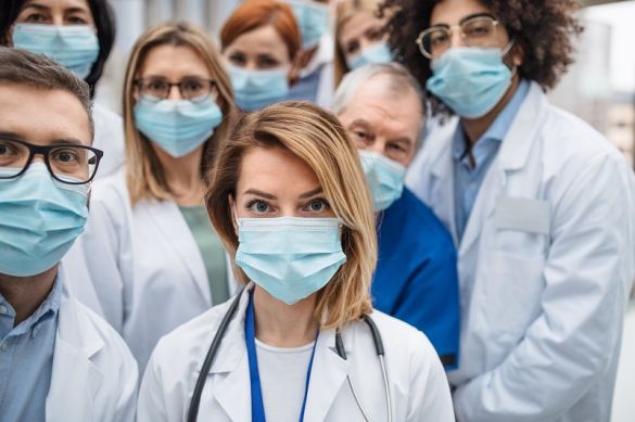 Verplegend personeels masked klein