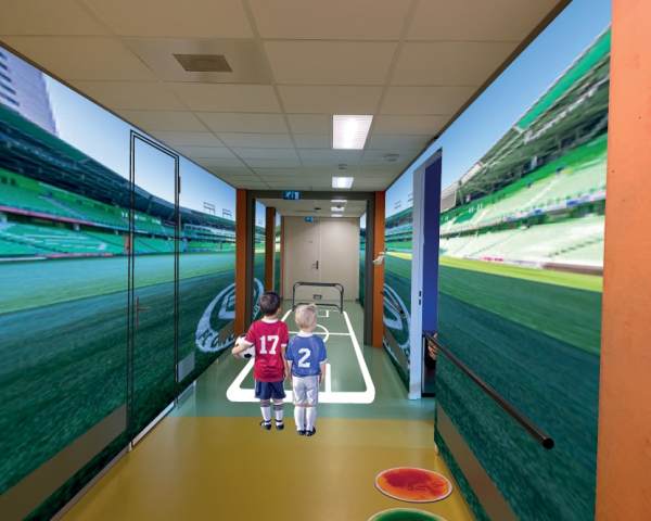 Impressie gang Beweegafdeling Kinderen